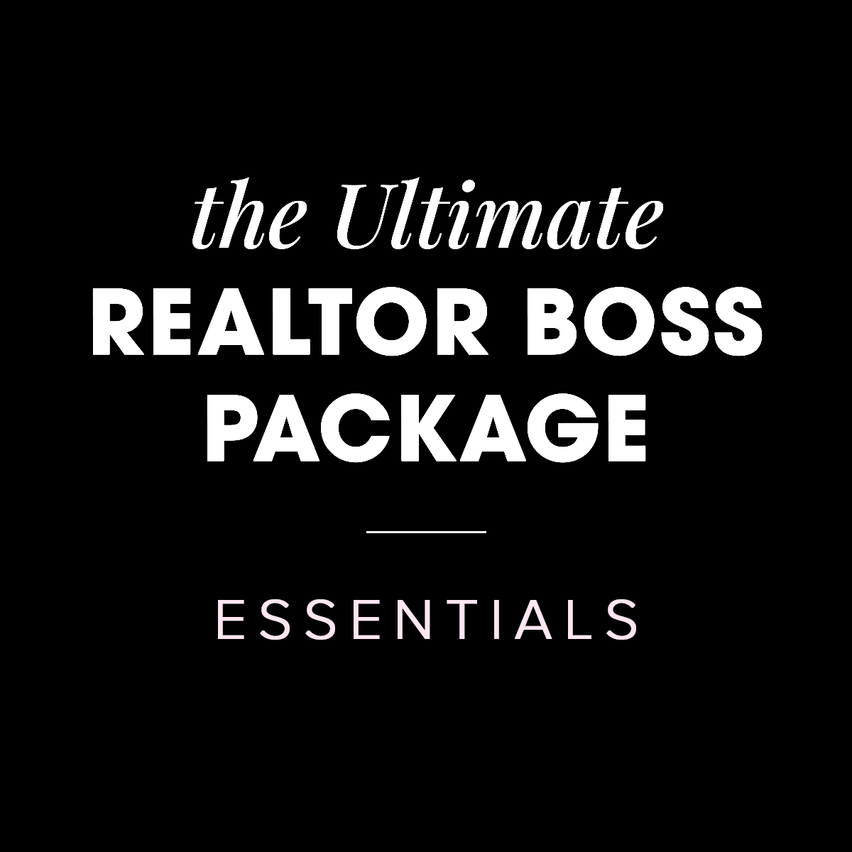 the REALTOR BOSS Bundle