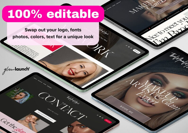 Makeup Artist SquareSpace 7.1 Template