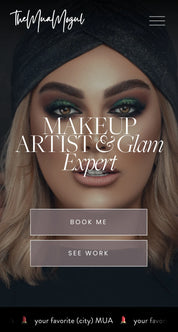 Makeup Artist SquareSpace 7.1 Template